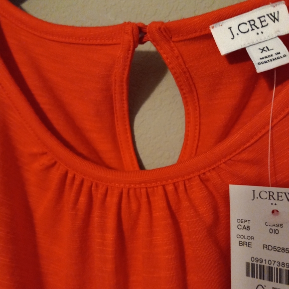 J.Crew XL Sleeveless Stretch Top Plus in Red New - Picture 2 of 8